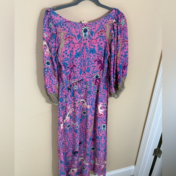 Anthropologie Plenty by Tracy Reese Puff DRESS vibrant print - Picture 5 of 7